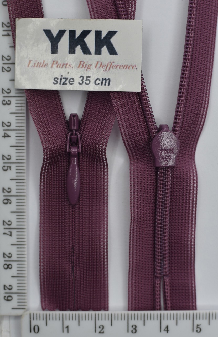 Блискавка спіраль №2 YKK Японія потайна нейлон 35см ( 285 )