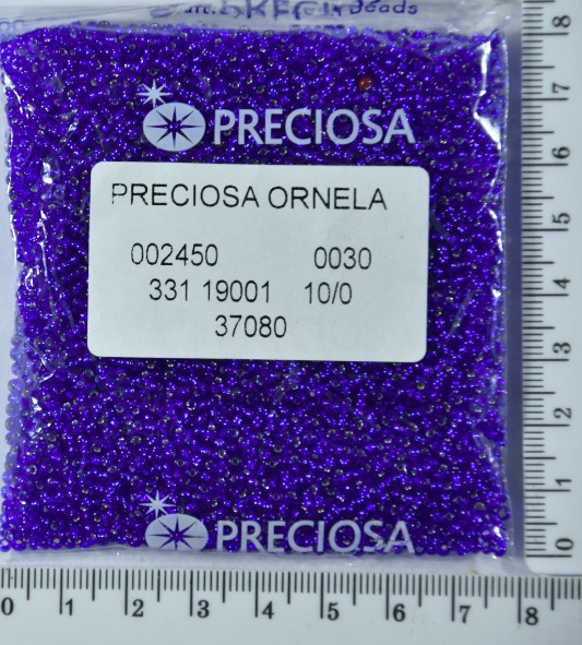 Бісер PRECIOSA №10 / 0 блискучий №37080 пакет 50 грам