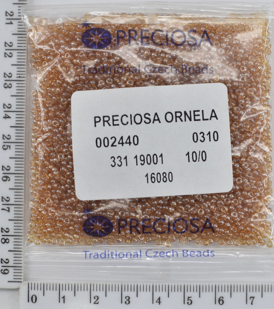 Бісер PRECIOSA №10 / 0 прозо-перлам №16080 пакет 50 грам