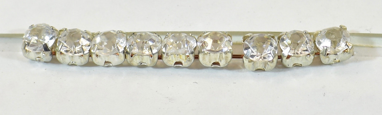 Пришивних елемент (пластик) в оправі (ss16 = 4mm) дзеркальний
