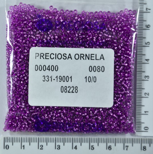 Бісер PRECIOSA №10 / 0 блискучий №08228 пакет 50 грам