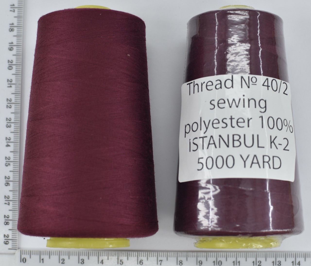 Нитка поліестер №40  2 5000ярд №123