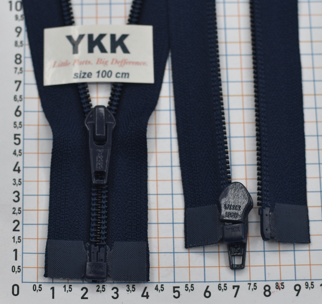 Блискавка 100см спіраль № 5 YKK Японія CIFOR-56 т синя