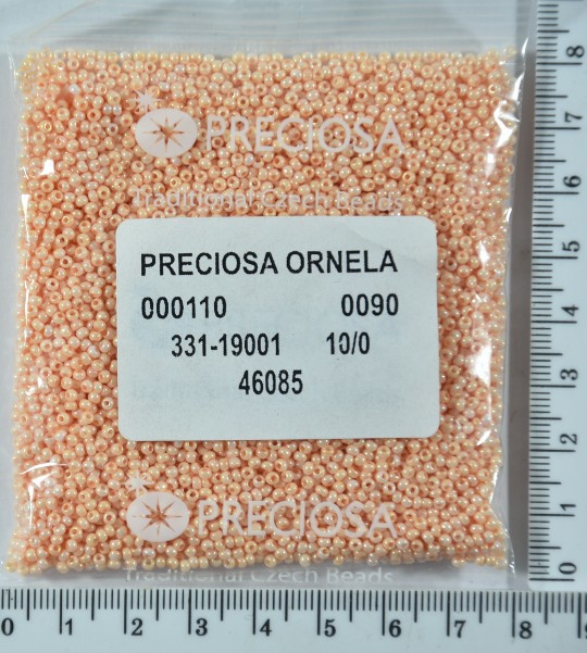 Бісер PRECIOSA №10 / 0 перлам №46085 пакет 50 грам