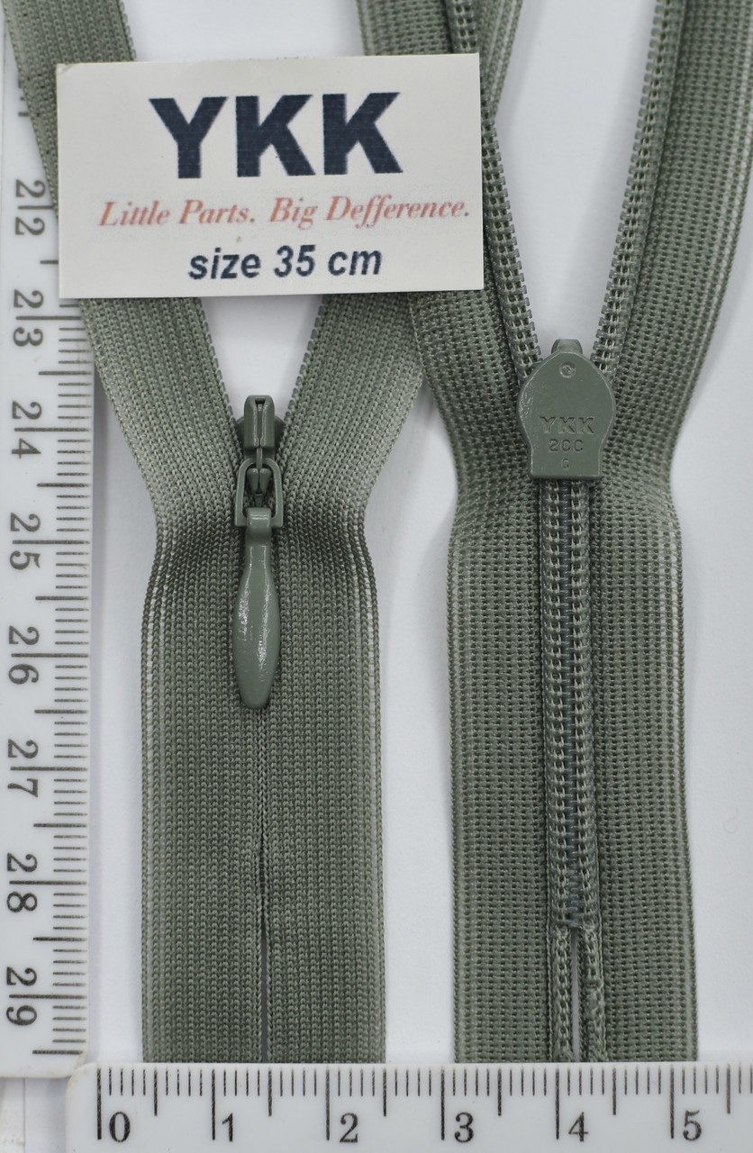 Блискавка спіраль №2 YKK Японія потайна нейлон 35см ( 562 )