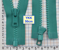 Блискавка трактор № 5 YKK Японія 50см  морська хвиля (359)
