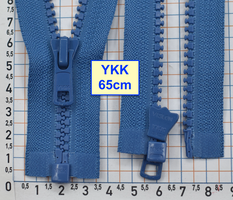 Блискавка трактор № 5 YKK Японія 65см  темно лазуров (887)