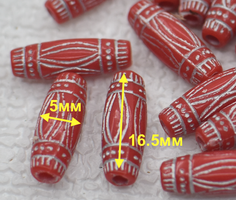 намистини пластикові  16.5мм * 5мм 
