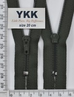 Блискавка спіраль №3 YKK Японія 18см (567) т хакі