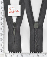 Блискавка спіраль №3 потайна х / б 30cм т.хакі (328)