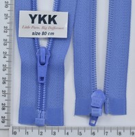 Блискавка спіраль №5 YKK Японія разьемний 80см (360) св синій