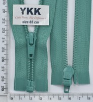 Блискавка YKK спіраль №5 разьемний 65см (826) т салат