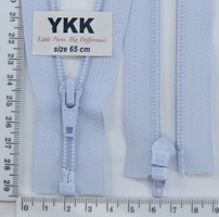 Блискавка YKK спіраль №5 разьемний 65см (208) блакитний