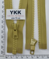 Блискавка трактор №5 YKK Японія разьемний 75см (510) гірчиця