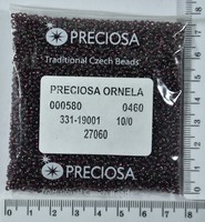 Бісер PRECIOSA №10 / 0 блискучий №27060 пакет 50 грам