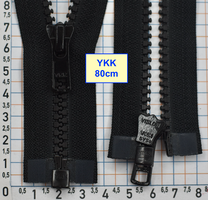 Блискавка трактор №5 YKK Японія 80см  чорний (1)