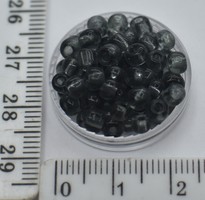 Бісер № 6 ф= 4мм 450гр  прозорий 12 сірий 