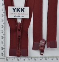 Блискавка спіраль №5 YKK Японія разьемний 80см (520) бордо