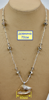 Сотуар з великим декоративним кулоном аналог Swarovski