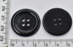 Гудзик на 4отв комплект 28мм  44L  чорна