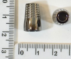 Наконечник метал під шнур ф 4-6мм черн нікель