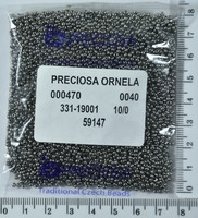 Бісер PRECIOSA №10 / 0 металік №59147 пакет 50 грам