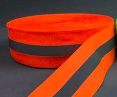Стрічка світловідбивна шир 5см помаранчева
