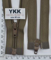 Блискавка спіраль №5 YKK Японія разьемний 80см (563) св болотний