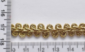 Тесьма парча шир 10мм №8787 золото