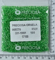 Бісер PRECIOSA №10 / 0 блискучий №57100 пакет 50 грам