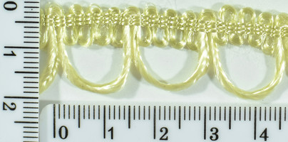 Тасьма петля шир 1,5 см гр.желт.