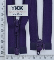 Блискавка YKK спіраль №5 разьемний 65см (865) фіолет