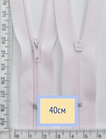 Блискавка спіраль №3 плательная 40см розова