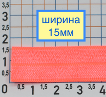 Гумка облямівки шир 1,5 см лілова