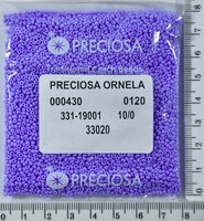 Бісер PRECIOSA №10 / 0 натурал №33020 пакет 50 грам