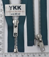 Блискавка 80см метал алюм № 5 YKK Японія 