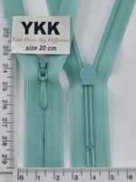 Блискавка спіраль №2 YKK Японія потайна нейлон 20см (049) м'ята