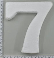 Фігура з пінопласту 13,5 * 14,5 см цифра 7