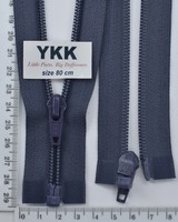 Блискавка спіраль №5 YKK Японія разьемний 80см (224) т сірий