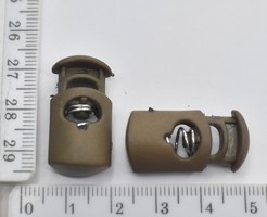 Наконечник пласм на 1 шнур Ф 3- 6мм св коричнев- беж