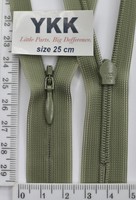 Блискавка спіраль №2 YKK Японія потайна нейлон 25см (170)