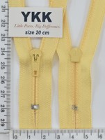 Блискавка спіраль №3 YKK Японія 18см (505) св яєчний