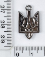 Оздоблення тризуб ф = 1,2 * 1,5 см чорне