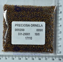 Бісер PRECIOSA №10 / 0 блискучий №17110 пакет 50 грам