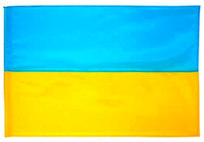 Прапор України зшивний 80 х 140 см поліестер