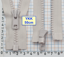 Блискавка трактор № 5 YKK Японія 50см св бежев олива (1014)
