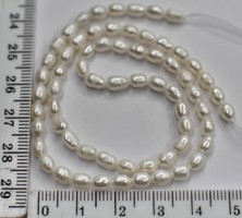 намистина перлина жемчуг натур 4 х 6 мм