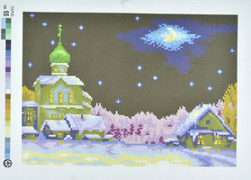 Друк на вишів.ткані (Польща) 30 * 40см №55