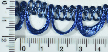 Тасьма петля шир 1,5 см т.сіній