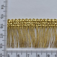 Бахрома парча шир 30мм №11301 золото
